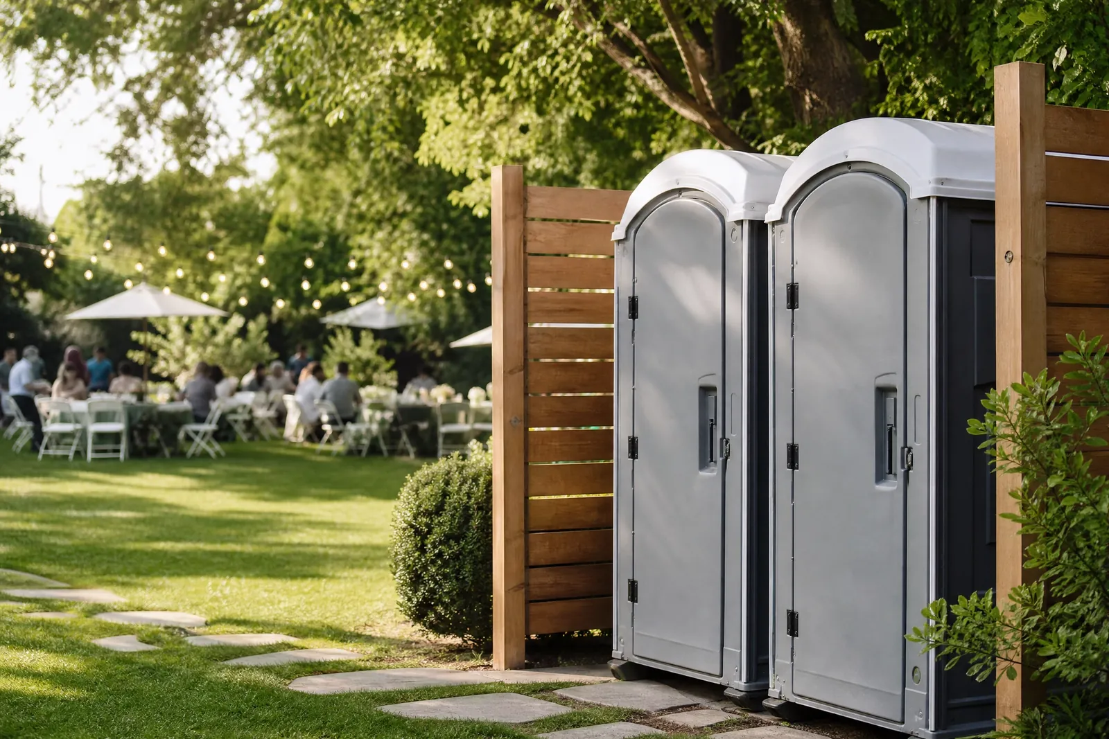 Event and gathering restroom planning